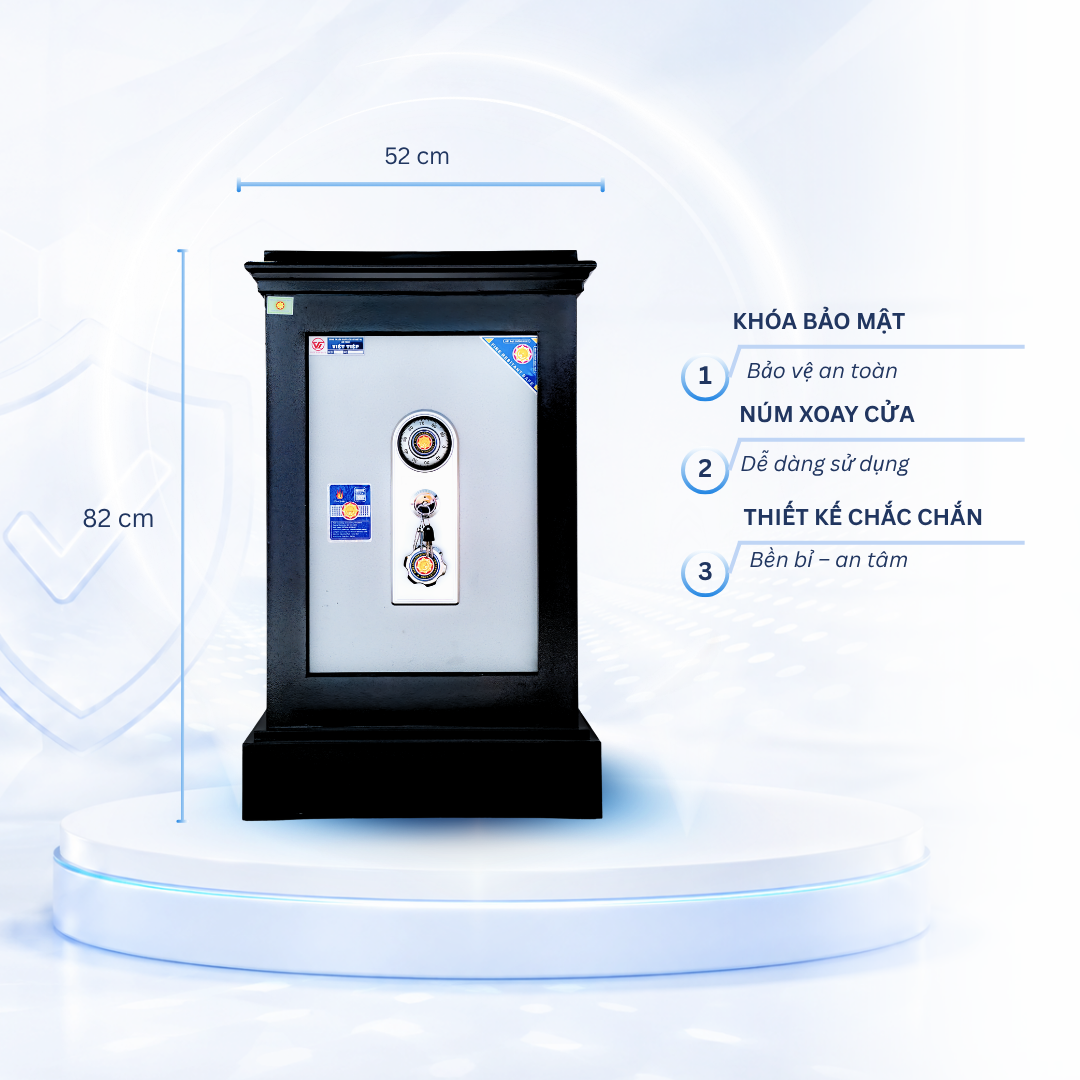 Két Sắt Việt Tiệp Mẫu K55 Khóa cơ
