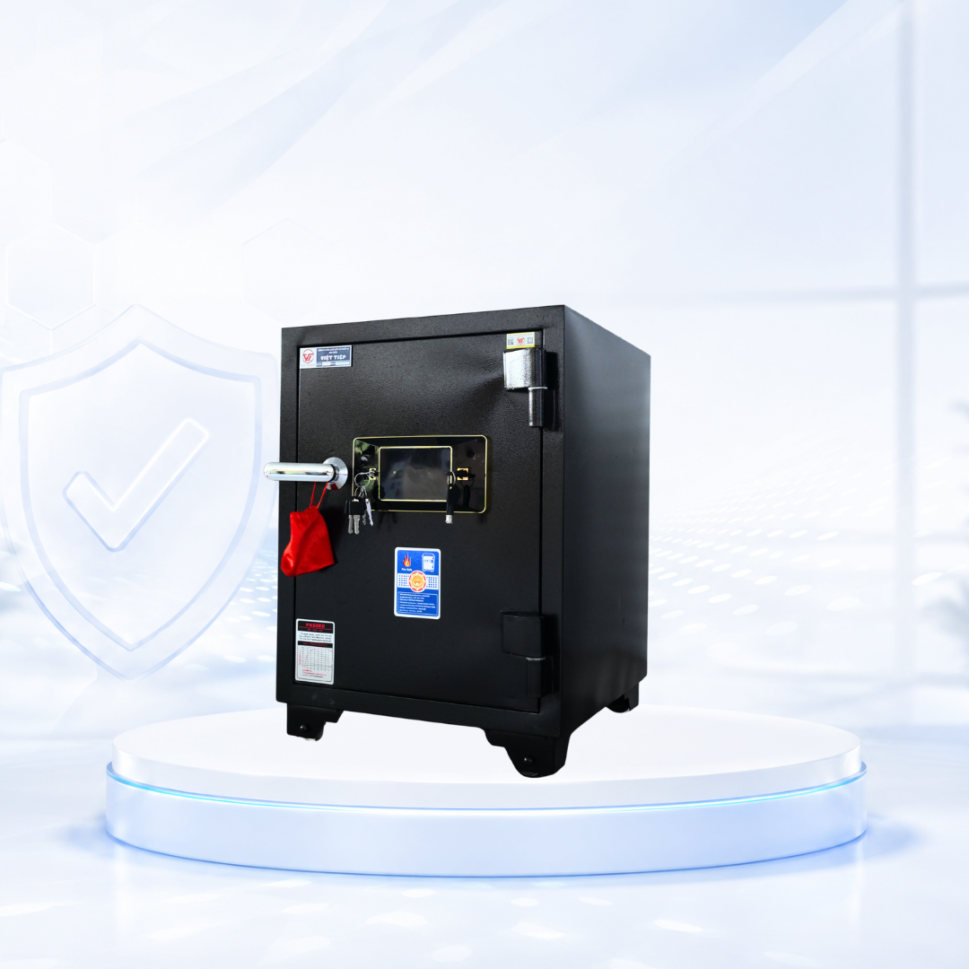 Két sắt Việt Tiệp Mẫu KV61 khóa điện tử cánh bạc Két sắt Việt Tiệp Mẫu KV61 khóa điện tử cánh bạc