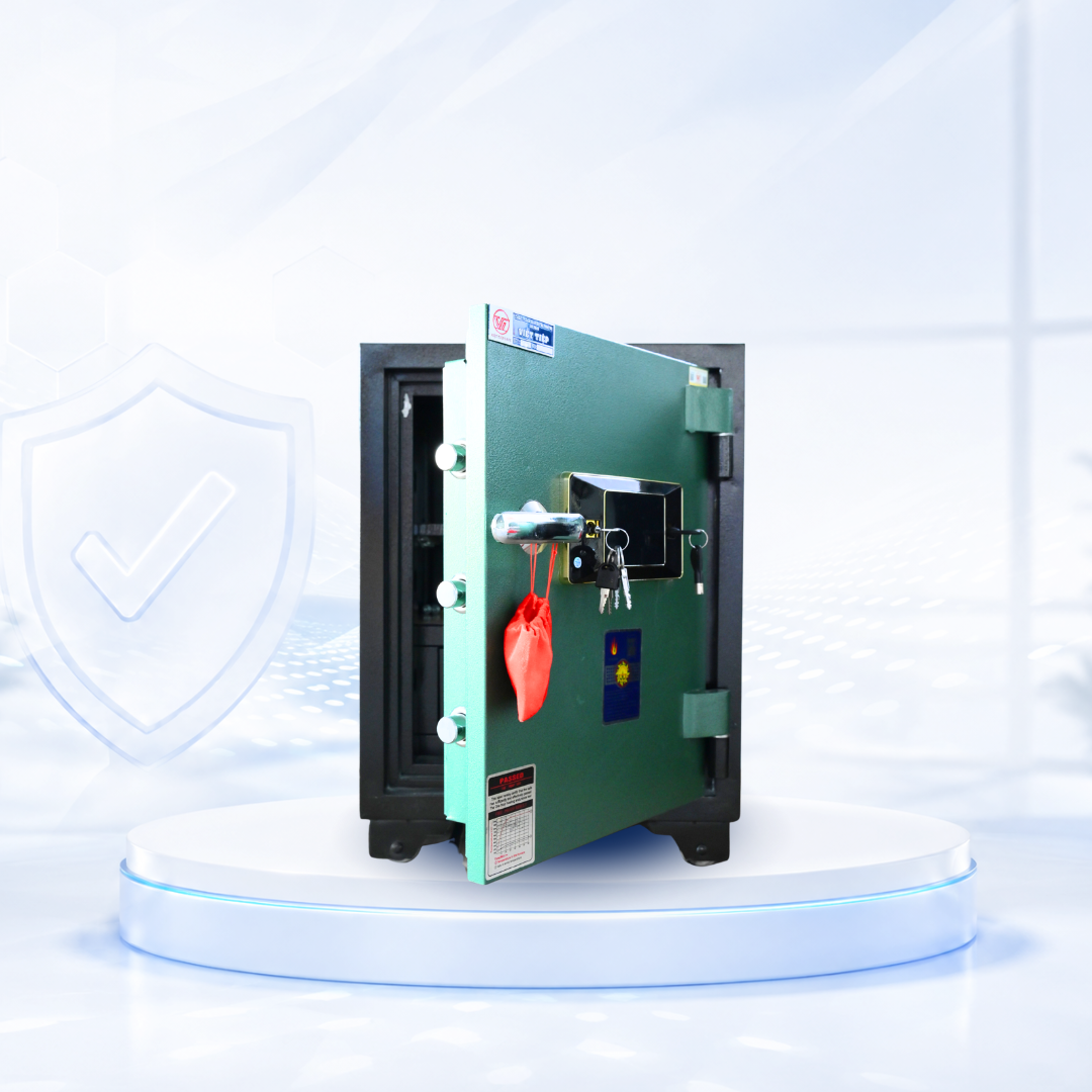 Két sắt Việt Tiệp Mẫu KV61 khóa điện tử cánh bạc Két sắt Việt Tiệp Mẫu KV61 khóa điện tử cánh bạc
