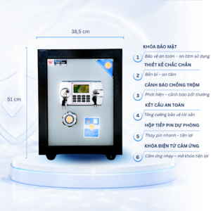 Két sắt Việt Tiệp Mẫu K25 khóa điện tử