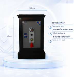 Két Sắt Việt Tiệp Mẫu  K25 Khóa cơ