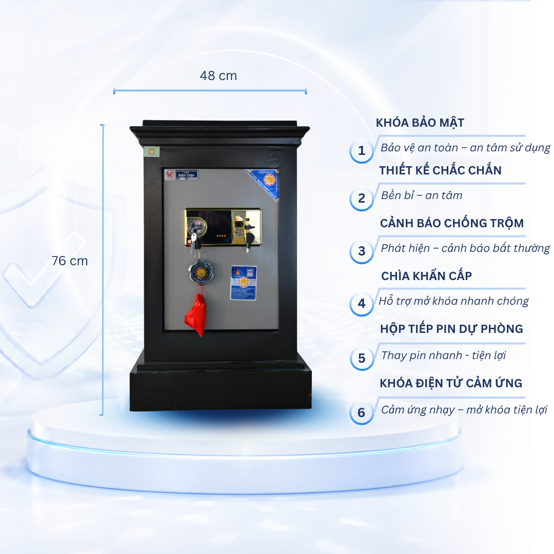 Két Sắt Việt Tiệp K25 vân tay
