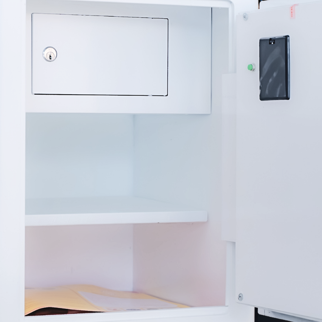Két sắt Việt Tiệp Mẫu KC51 khóa vân tay trắng Két sắt Việt Tiệp Mẫu KC51 khóa vân tay trắng