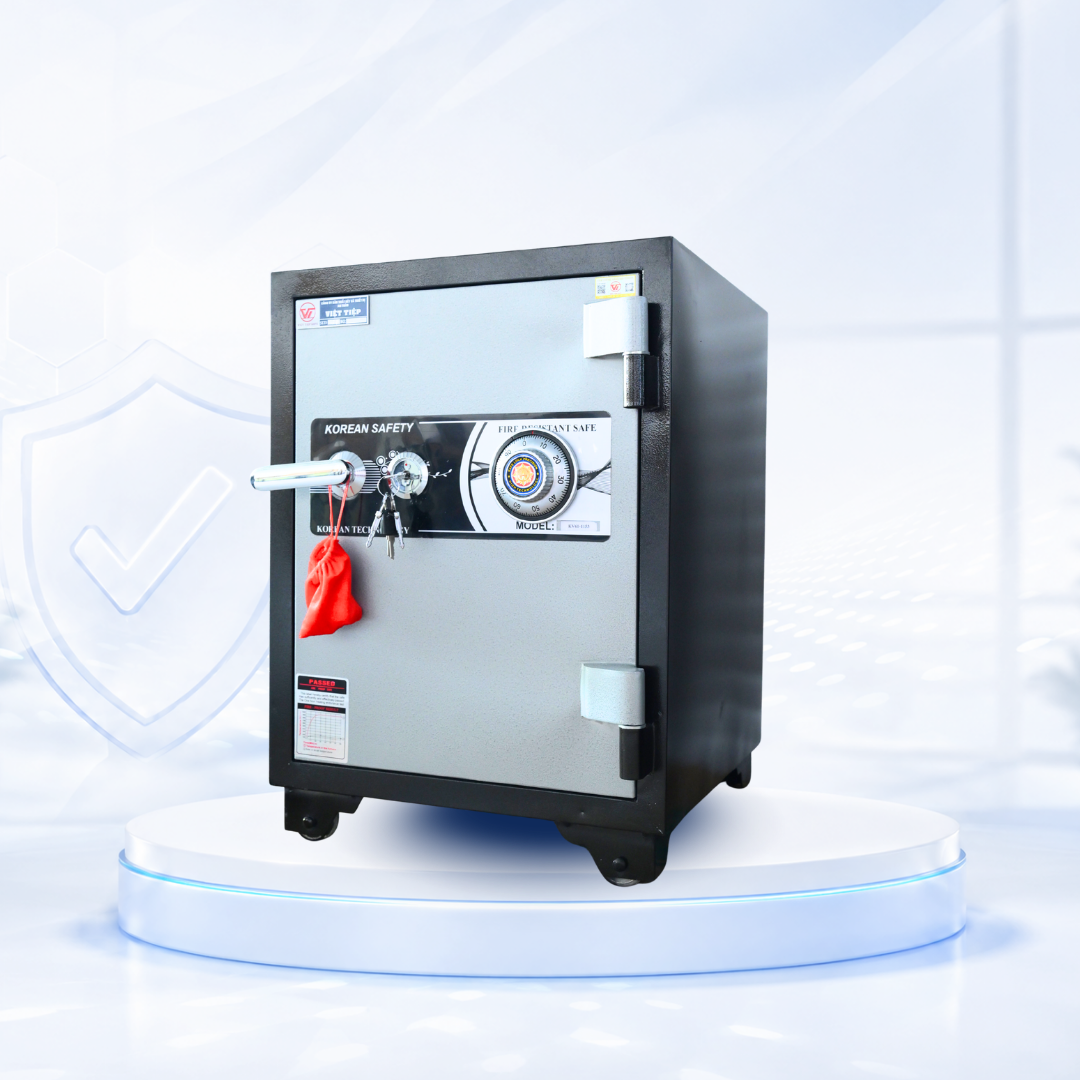 Két sắt Việt Tiệp Mẫu VT56 khóa cơ trắng Két sắt Việt Tiệp Mẫu VT56 khóa cơ trắng