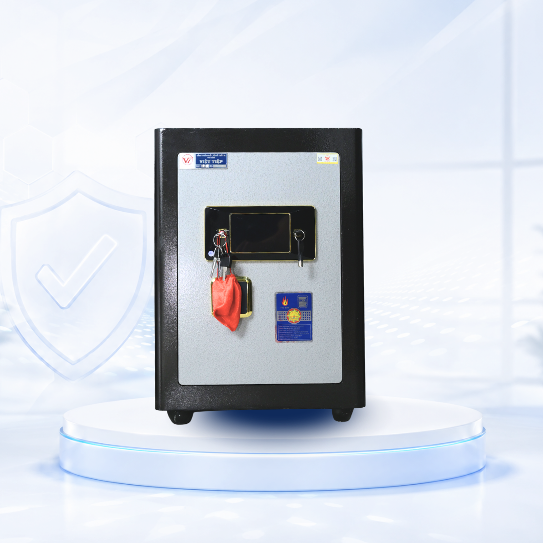 Két sắt Việt Tiệp Mẫu KC51 khóa điện tử cánh bạc Két sắt Việt Tiệp Mẫu KC51 khóa điện tử cánh bạc