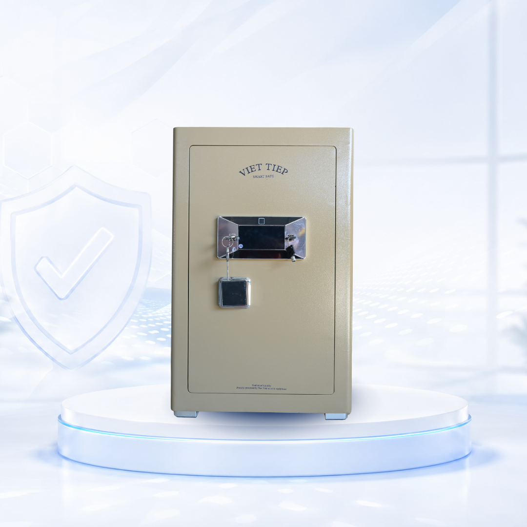 Két sắt Việt Tiệp Mẫu KVT70 khóa vân tay điện tử màu nâu Két sắt Việt Tiệp Mẫu KVT70 khóa vân tay điện tử màu nâu