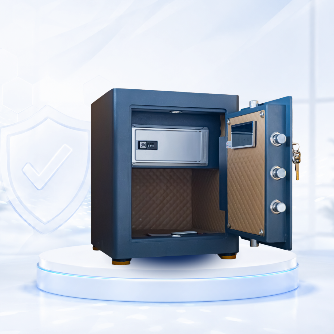 Két sắt Việt Tiệp Mẫu KVT70 khóa vân tay điện tử màu nâu Két sắt Việt Tiệp Mẫu KVT70 khóa vân tay điện tử màu nâu