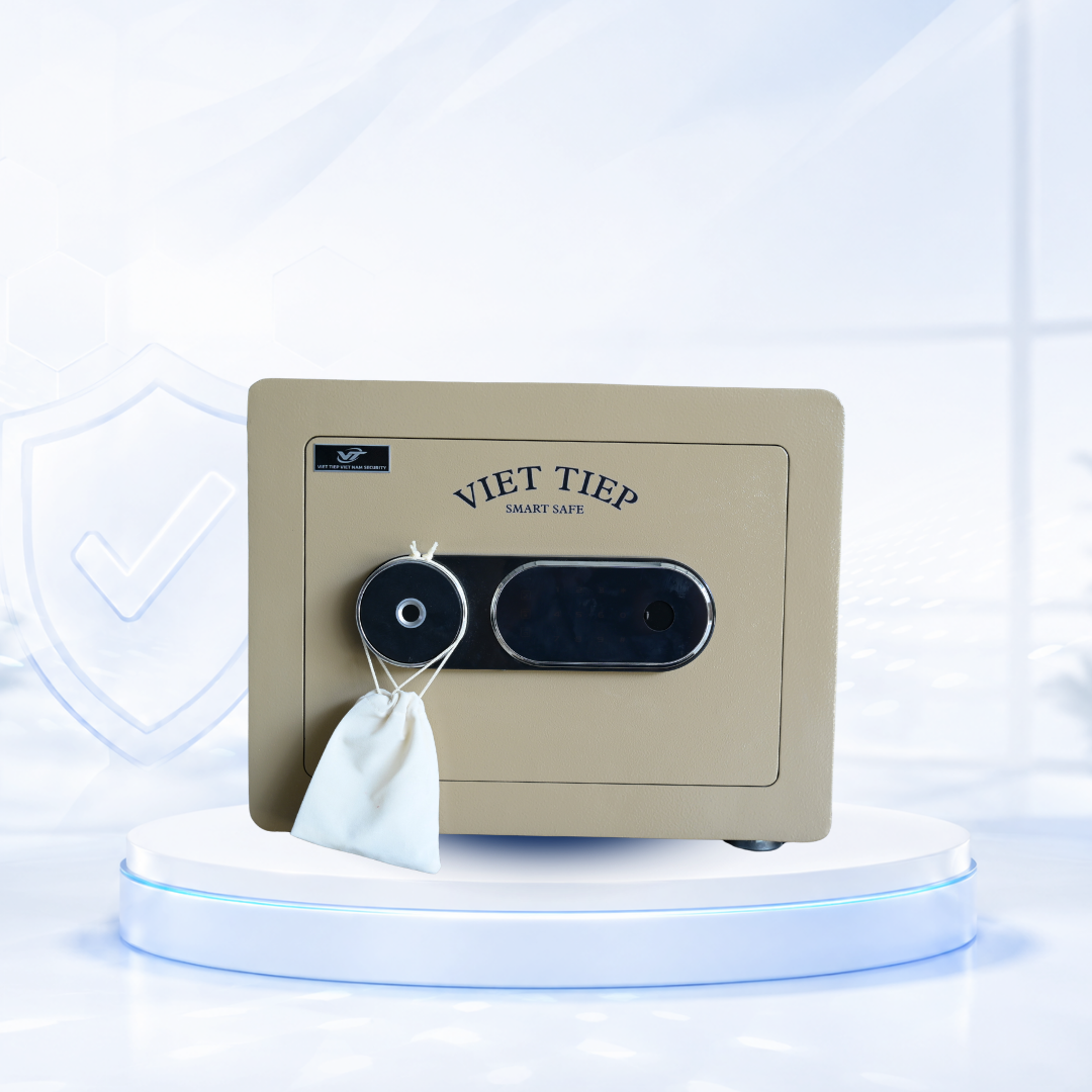 Két sắt Việt Tiệp Mẫu VT - K30 khóa vân tay điện tử màu trắng Két sắt Việt Tiệp Mẫu VT - K30 khóa vân tay điện tử màu trắng