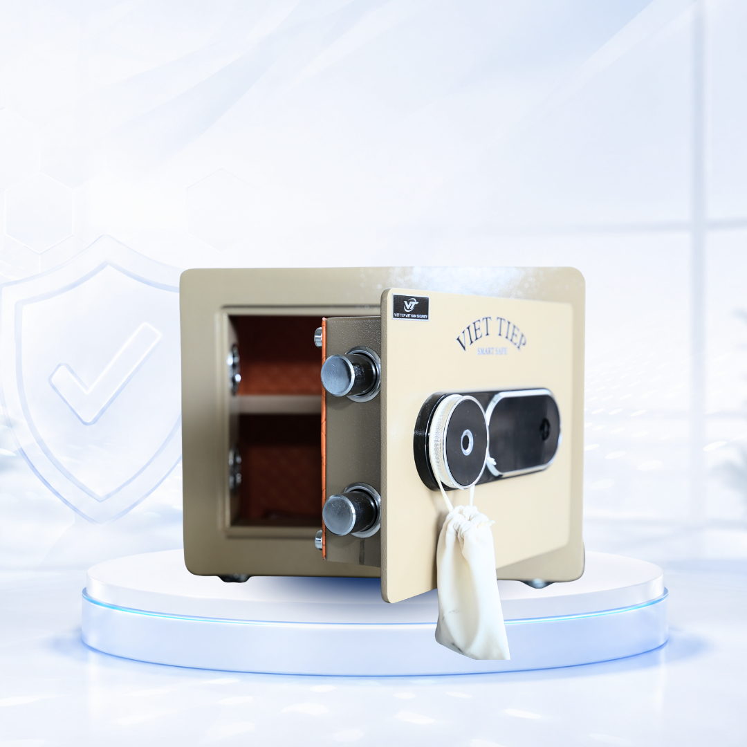 Két sắt Việt Tiệp Mẫu VT - K30 khóa vân tay điện tử màu trắng Két sắt Việt Tiệp Mẫu VT - K30 khóa vân tay điện tử màu trắng