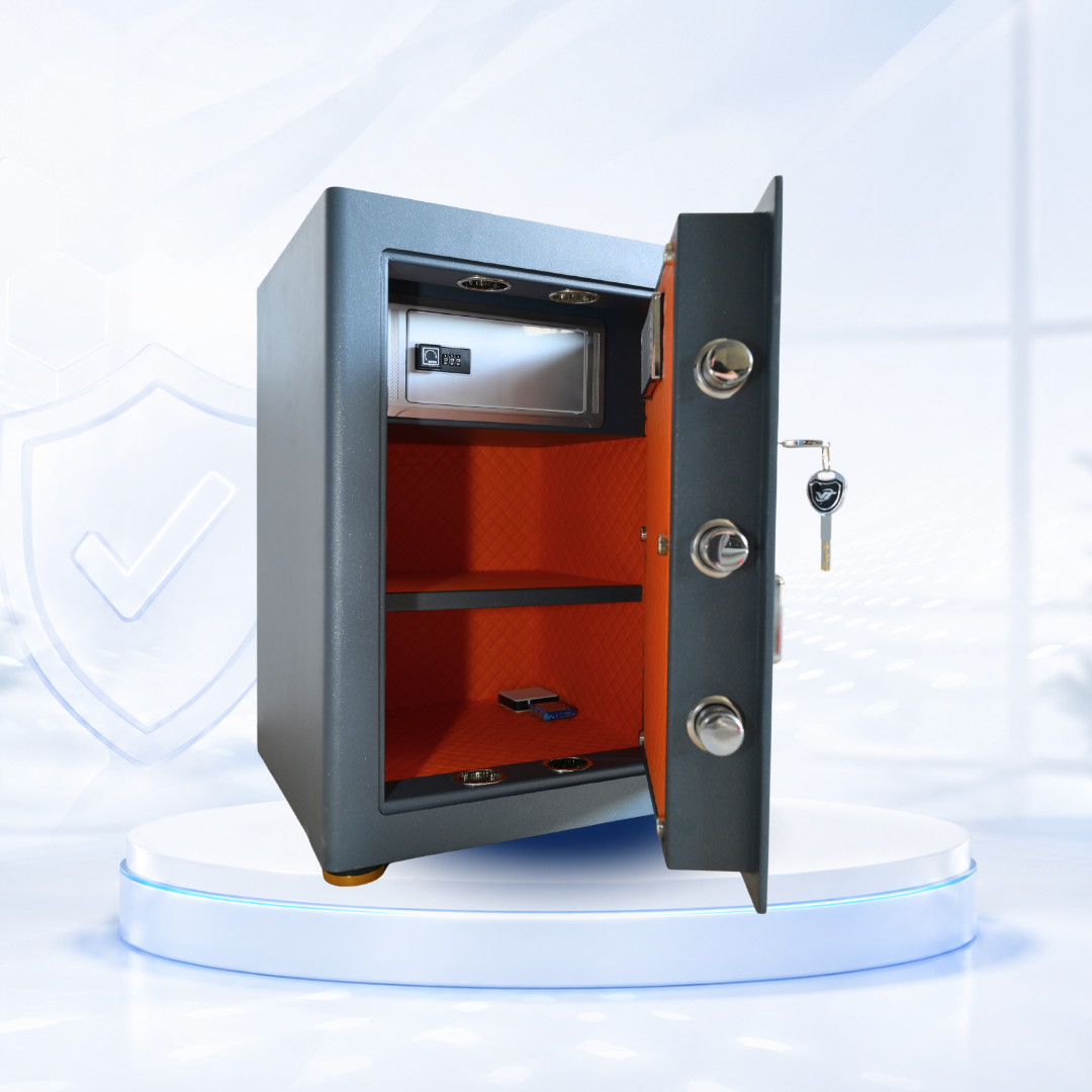 Két sắt Việt Tiệp Mẫu KVT70 khóa vân tay điện tử màu nâu Két sắt Việt Tiệp Mẫu KVT70 khóa vân tay điện tử màu nâu