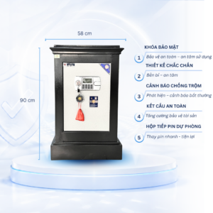 Két sắt Việt Tiệp Mẫu KP100 khóa điện tử cảm ứng