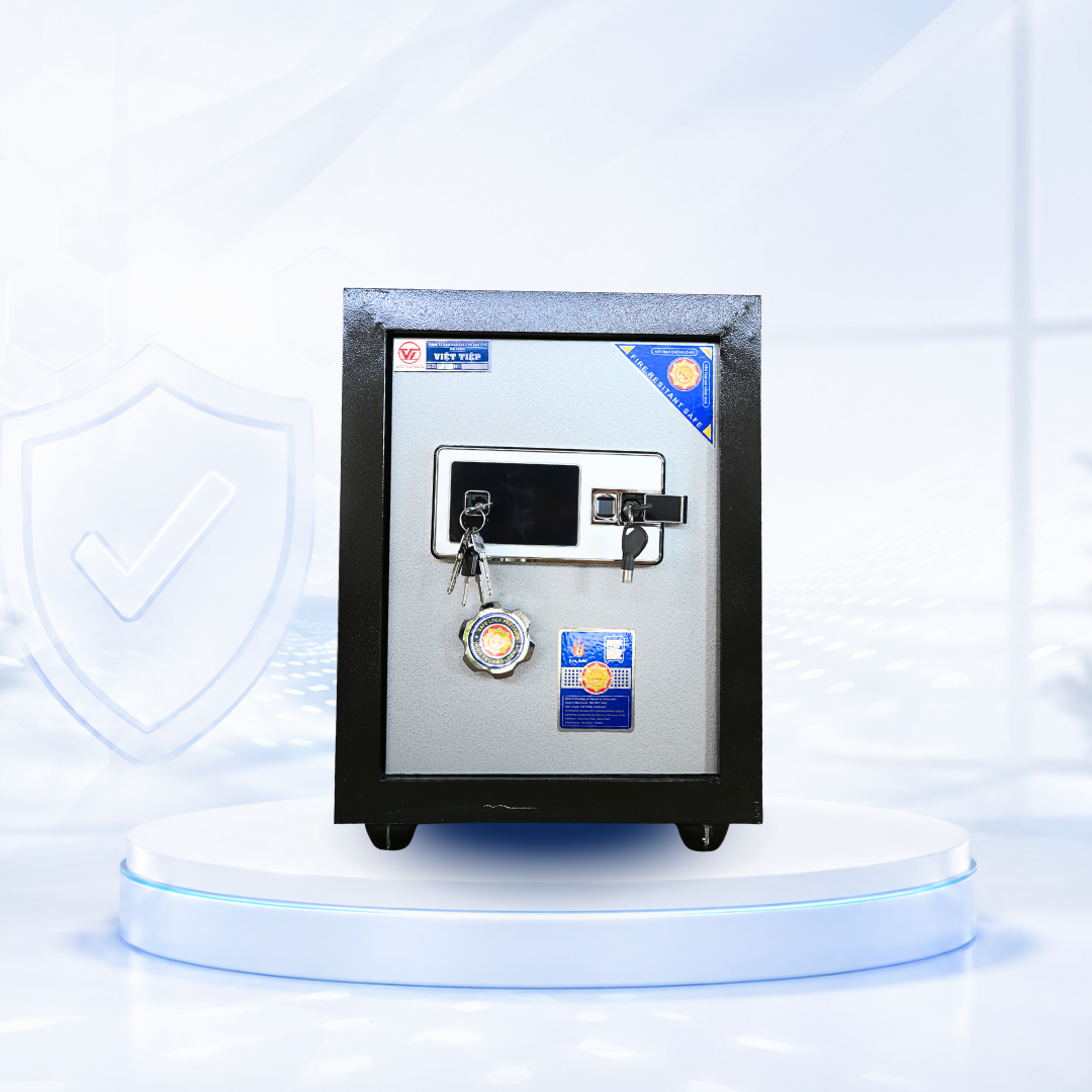 Két sắt Việt Tiệp Mẫu KP100 khóa điện tử cảm ứng Két sắt Việt Tiệp Mẫu KP100 khóa điện tử cảm ứng