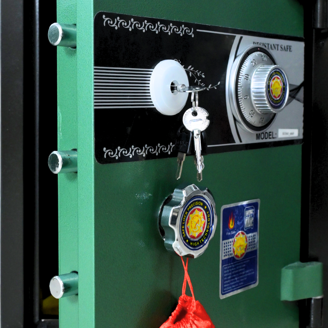 Két sắt Việt Tiệp Mẫu VT56 khóa cơ xanh Két sắt Việt Tiệp Mẫu VT56 khóa cơ xanh