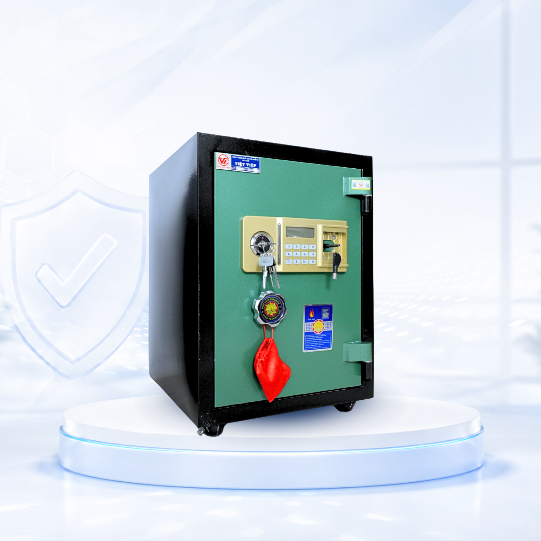 Két sắt Việt Tiệp Mẫu VT51 khóa điện tử vàng Két sắt Việt Tiệp Mẫu VT51 khóa điện tử vàng