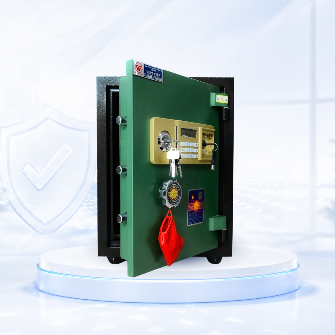 Két sắt Việt Tiệp Mẫu VT51 khóa điện tử vàng Két sắt Việt Tiệp Mẫu VT51 khóa điện tử vàng