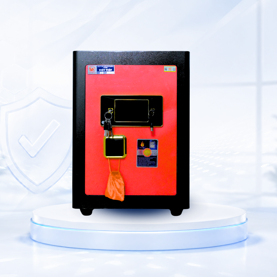 Két sắt Việt Tiệp Mẫu KC51 khóa điện tử cánh trắng Két sắt Việt Tiệp Mẫu KC51 khóa điện tử cánh trắng