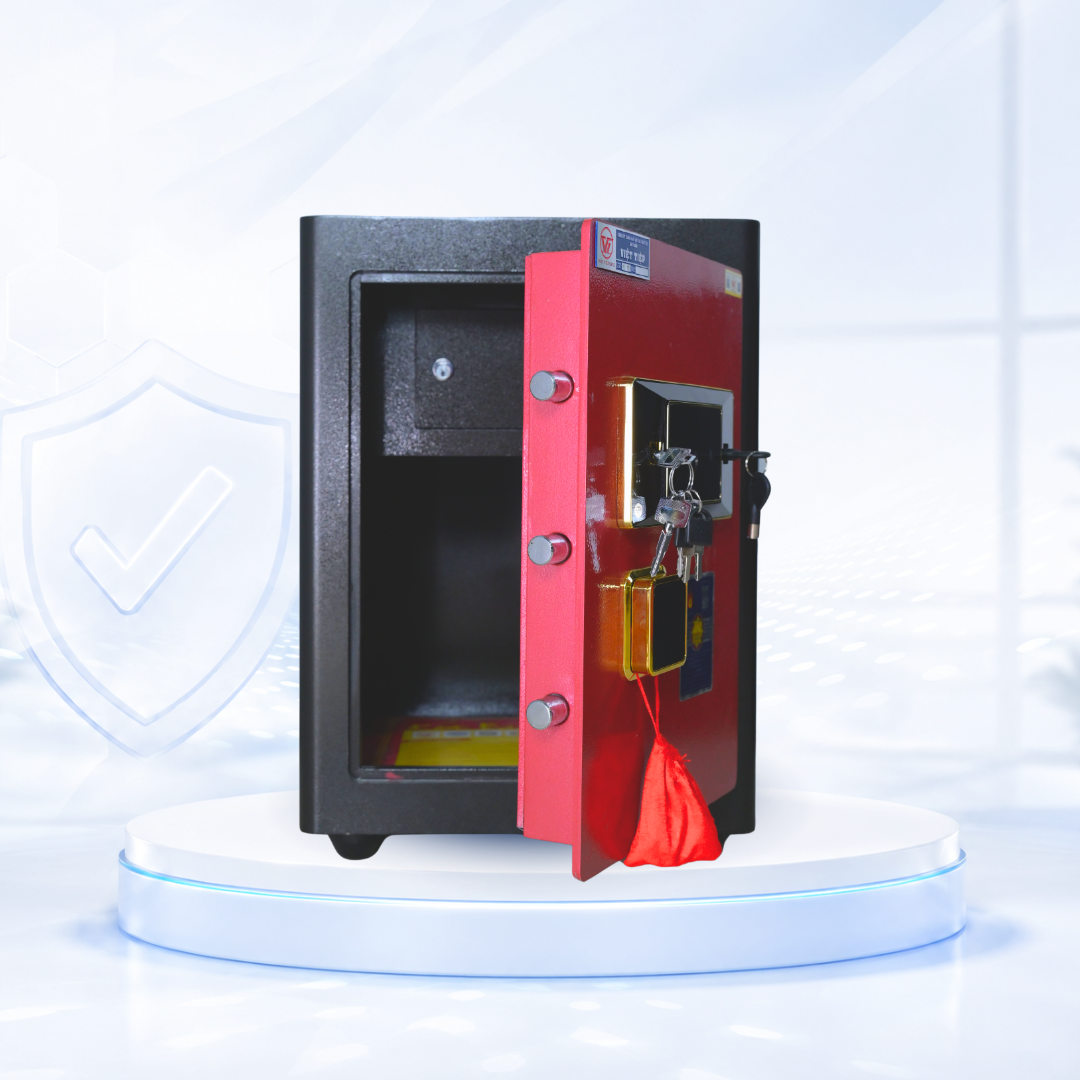 Két sắt Việt Tiệp Mẫu KC51 khóa điện tử cánh trắng Két sắt Việt Tiệp Mẫu KC51 khóa điện tử cánh trắng