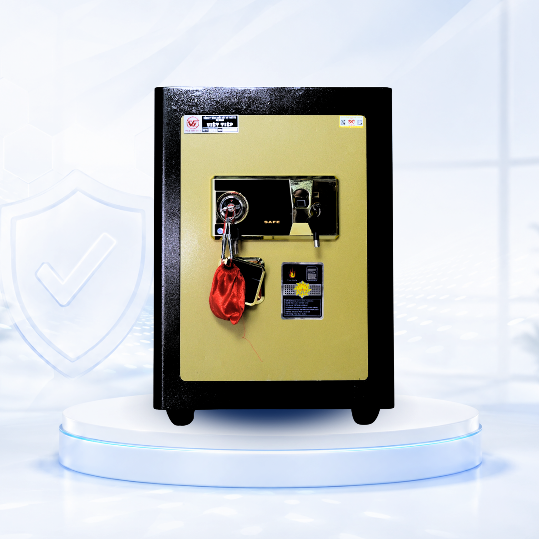 Két sắt Việt Tiệp Mẫu KC51 khóa vân tay bạc Két sắt Việt Tiệp Mẫu KC51 khóa vân tay bạc