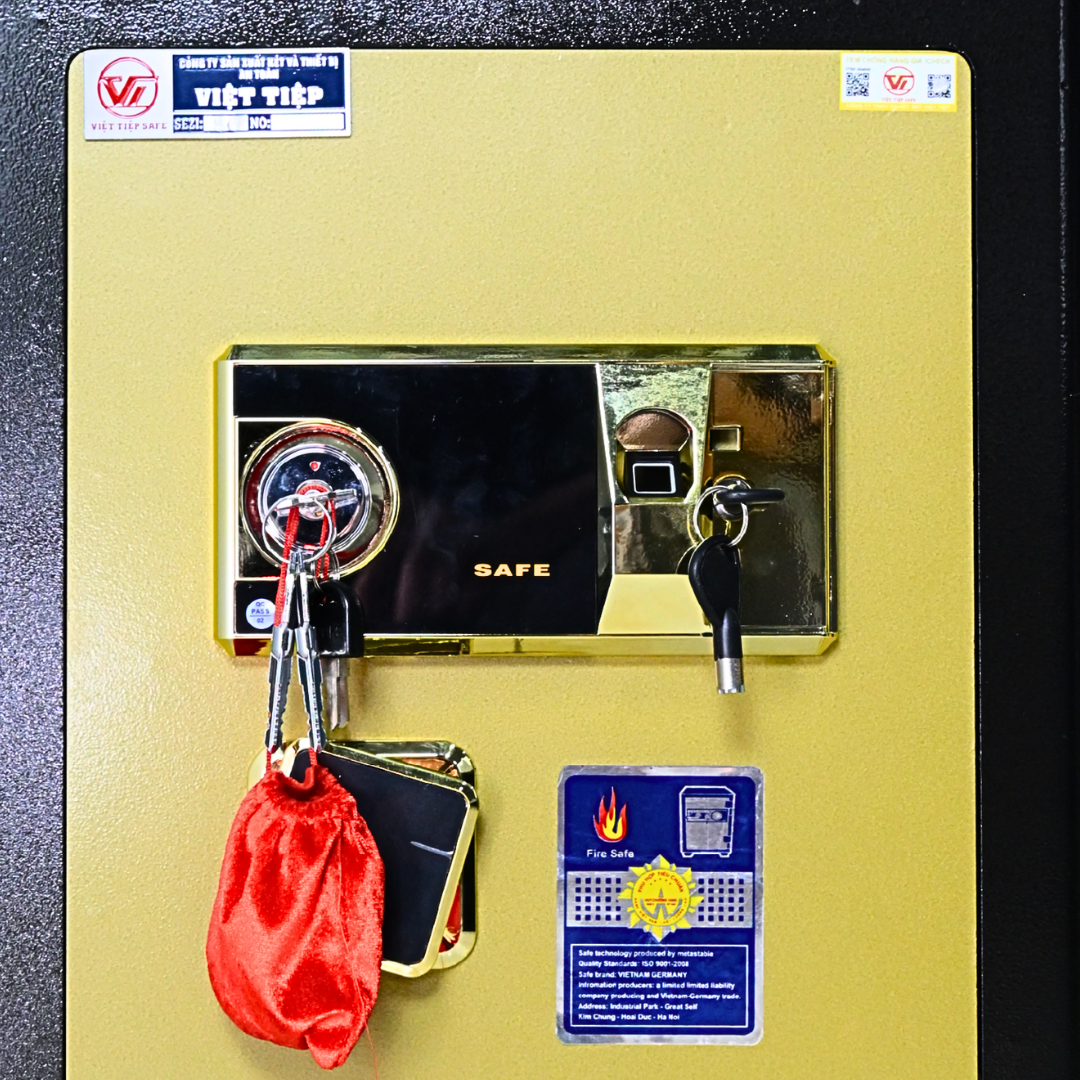 Két sắt Việt Tiệp Mẫu KC51 khóa vân tay bạc Két sắt Việt Tiệp Mẫu KC51 khóa vân tay bạc