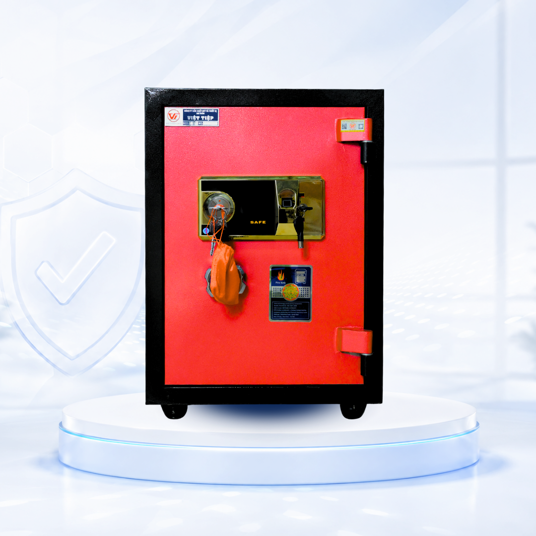 Két sắt Việt Tiệp Mẫu VT51 khóa vân tay cánh xanh Két sắt Việt Tiệp Mẫu VT51 khóa vân tay cánh xanh