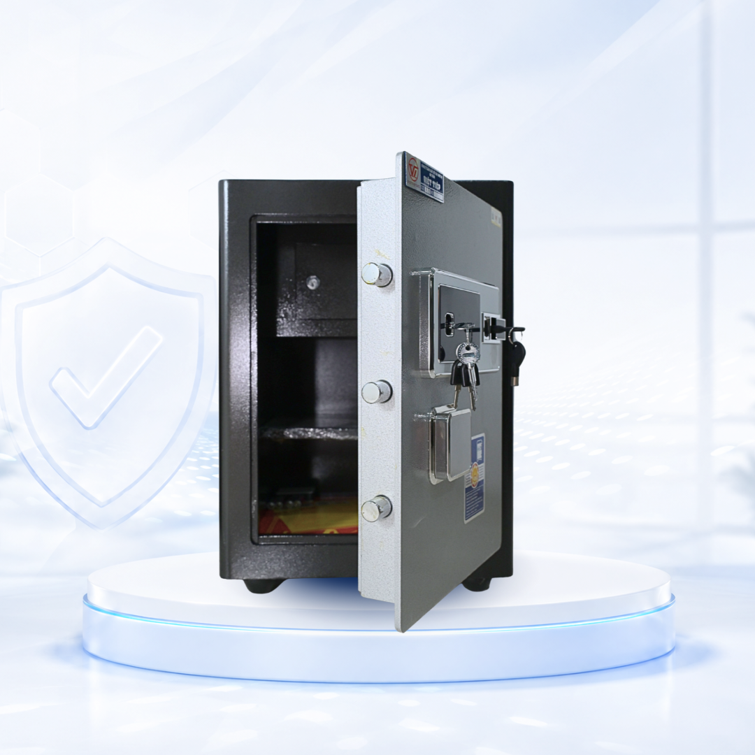 Két sắt Việt Tiệp Mẫu VT51 khóa vân tay điện tử cánh đen Két sắt Việt Tiệp Mẫu VT51 khóa vân tay điện tử cánh đen