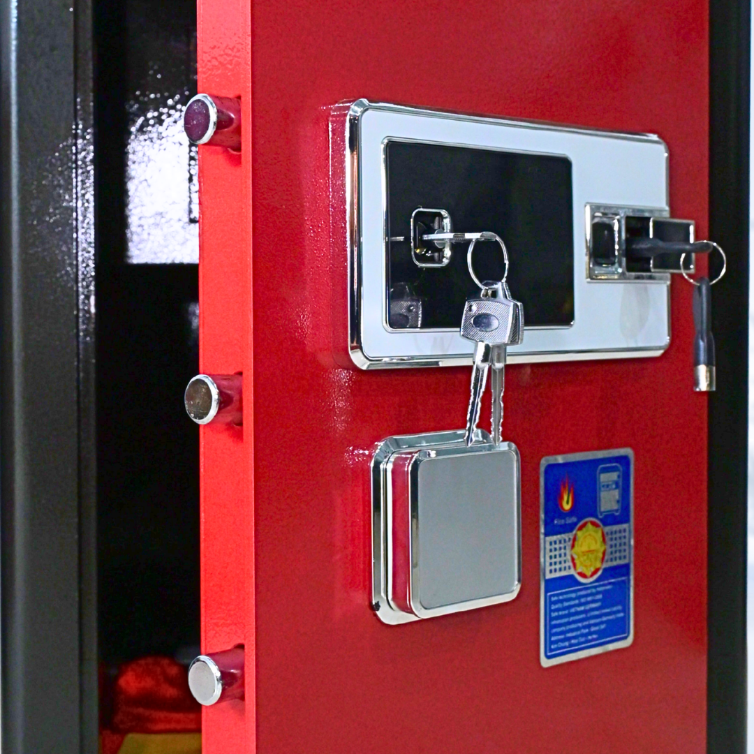 Két sắt Việt Tiệp Mẫu VT51 khóa vân tay điện tử cánh xanh Két sắt Việt Tiệp Mẫu VT51 khóa vân tay điện tử cánh xanh