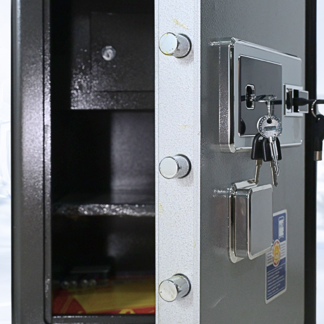 Két sắt Việt Tiệp Mẫu VT51 khóa vân tay điện tử cánh đen Két sắt Việt Tiệp Mẫu VT51 khóa vân tay điện tử cánh đen