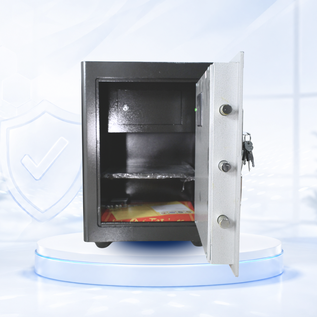 Két sắt Việt Tiệp Mẫu VT51 khóa vân tay điện tử cánh đen Két sắt Việt Tiệp Mẫu VT51 khóa vân tay điện tử cánh đen