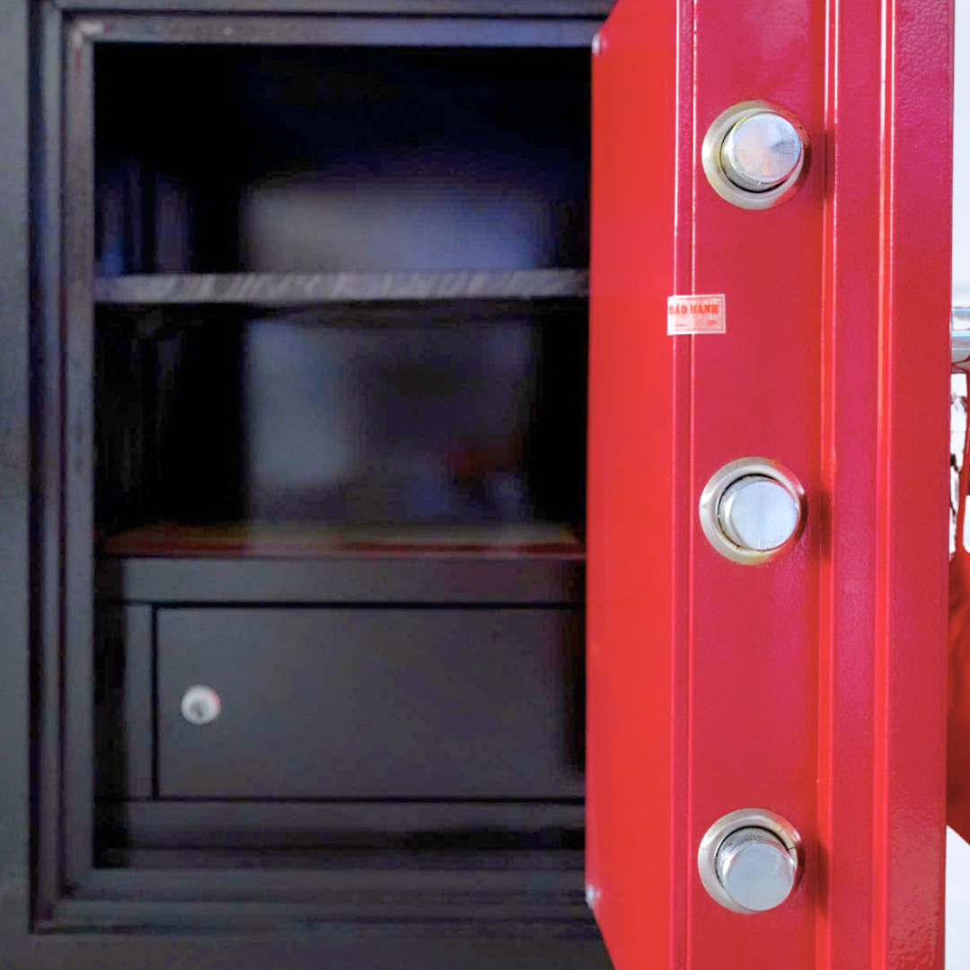 Két sắt Việt Tiệp Mẫu VT51 khóa vân tay điện tử cánh xanh Két sắt Việt Tiệp Mẫu VT51 khóa vân tay điện tử cánh xanh